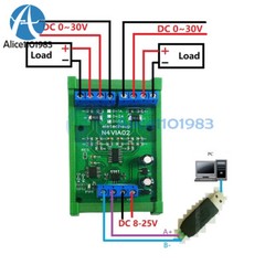 RS485 0~1A 0~30V Current Voltage Collector Voltage Signal Acquisition MODBUS RTU