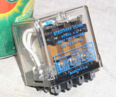 1 NEW STRUTHERS DUNN 284XDXC 4PDT 4 POLE POWER RELAY 12 V AC COIL 10A 20A 30A
