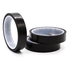 Black Kapton Polyimide Tape Heat Resistant Adhesive Insulation 3mm – 30mm Width