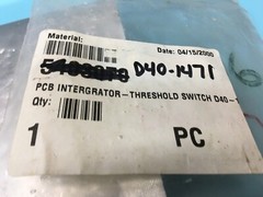 Huttinger D40-1471 PCB Integrator Threshold Switch, PCB, 188770
