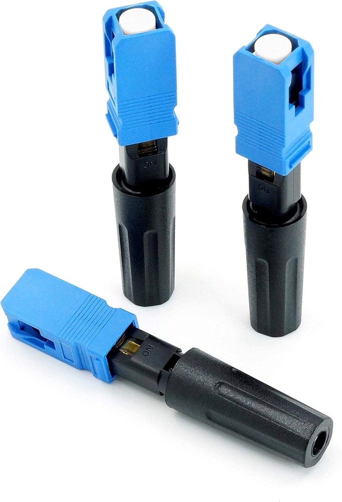SC UPC Fiber Optic Quick Connectors Reusable Adapter Embedded OS2 Size: SC/UPC