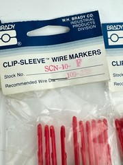 Brady Assorted Wire Marker Wand SCN-10 *LOT OF 4*