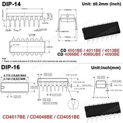 10 PCS CD4017 CD4001 CD4013 CD4046 CD4011 CD4051 CD4066 CD4093 CD 4017 4013 IC