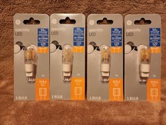 Lotof 4: LED Light Bulb, Clear, Filament Design, 3-Watts, 400 Lumens -93129029