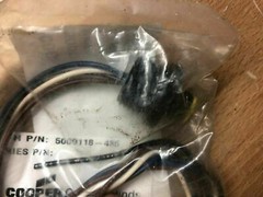COOPER CROUSE-HINDS 5000118-435 CORDSET 4 POLE MALE STRAIGHT 0.5M, NEW