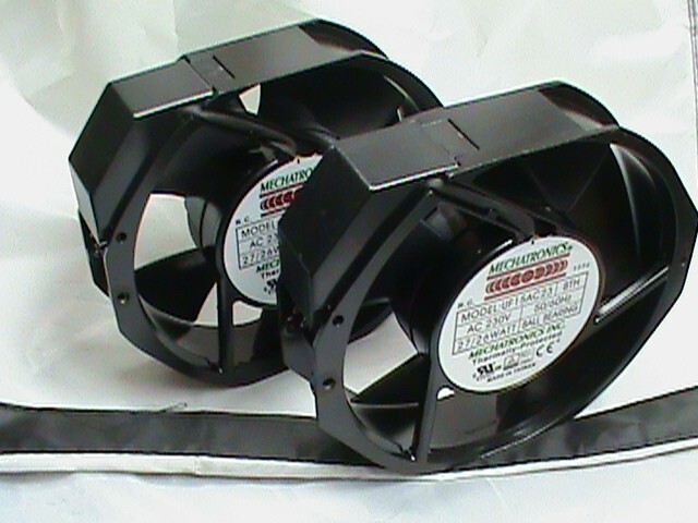 MECHATRONICS CABINET FAN UF15AC23/BTH 230 Volt Cooling Exhaust CNC NEW 2 Pc. Lot