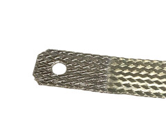5/8 x 16″ Flat Braided Ground Strap Tinned Copper Cable 1/4″ Post Hole