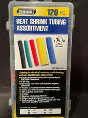 120 Heat Shrink Wire Wrap Assortment Cable Sleeve Color Coded Electrical Tubes