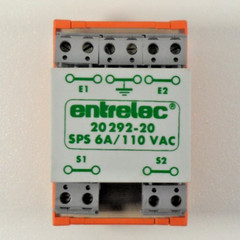 ABB Entrelec 20292-20, SPS 6A/110VAC Surge Suppressor, D449272, Din Rail Mount