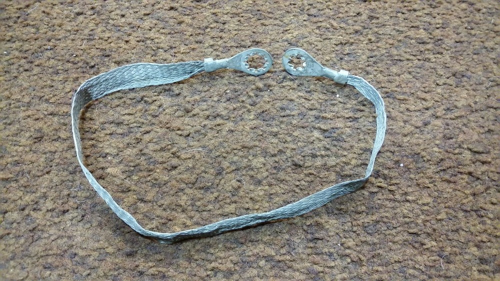 1/2 X 16″ Woven Copper Ground Strap