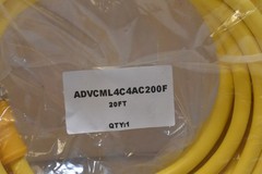 McNaughton McKay ADVCML4C4AC200F 20′ Electrical Power Cord Cable Yellow