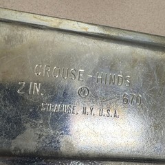 Crouse-Hinds L67, RIGID CONDUIT OUTLET BODY, 2 L FORM 7 THRD RIGID OUTLET 1 EA
