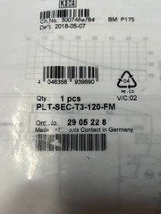 Phoenix Contact PLT-SEC-T3-120-FM Type 3 surge protection device New NIB Sealed