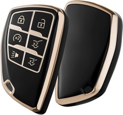 Premium Soft TPU Key Case Cover for 2021-2025 Suburban Tahoe Yukon Key Fob