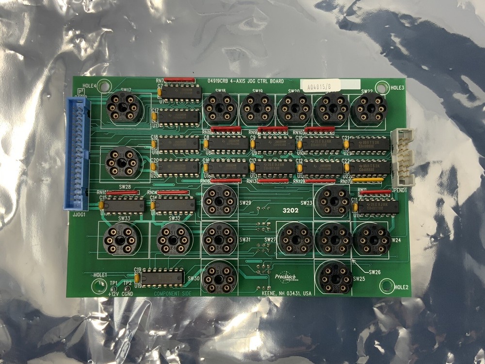 Precitech 04919CRB 4-Axis Jog Ctrl Control Board A04815/B