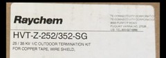 TERMINATION HVT-Z-252/352-SG 35 Kv RAYCHEM TE unit price for a cable