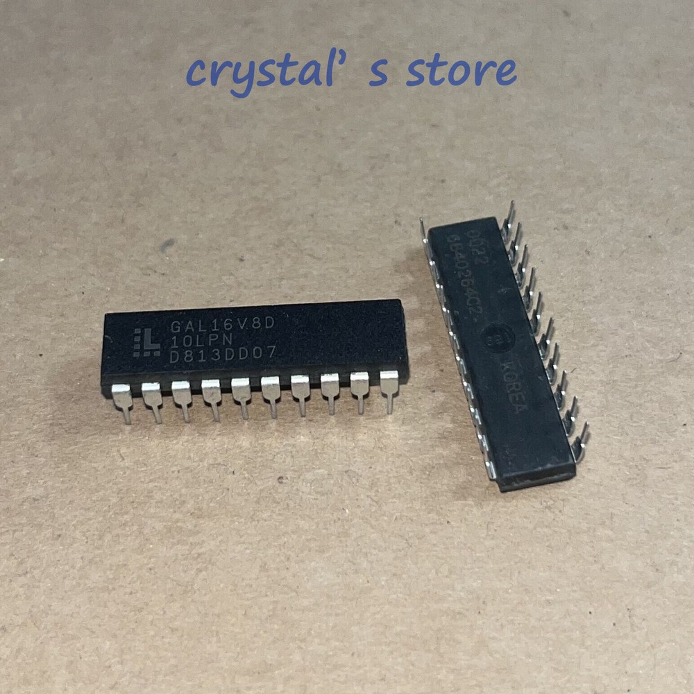 10PCS GAL16V8D10LPN GAL16V8D-10LPN DIP,I.C., GENERIC ARRAY LOGIC GAL, 20 PIN