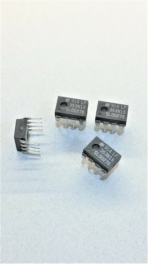 10PCS. National LF353N Dual J Fet 8 Pin Op-Amp.