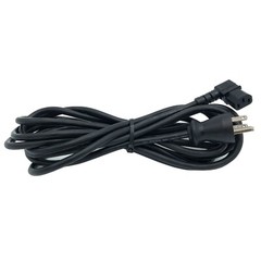 15ft AC 5-15 to C13 Hospital Grade Power Cord Cable – 3 Prong Right Angle 18AWG