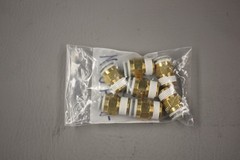 LOT OF 7 SMC KQ2H10-03S PUSH-FIT ADAPTER FITTINGS