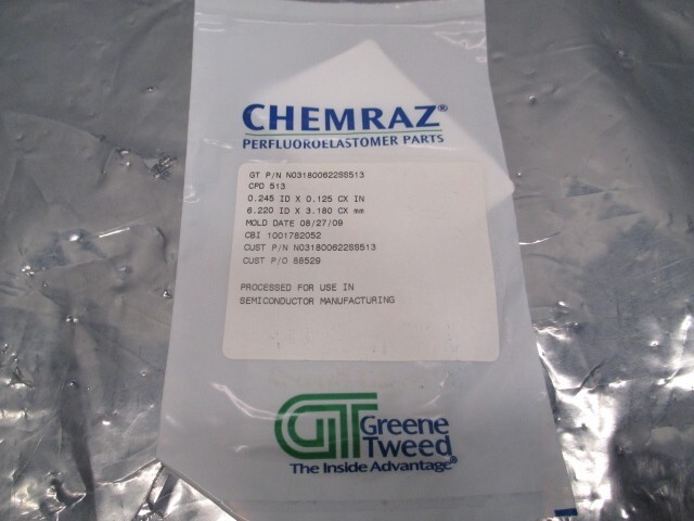 CHEMRAZ N031800622SS513 O-RING CPD 513, 500111521, CVD, QTZ, TUBE, CUSTOM,104942