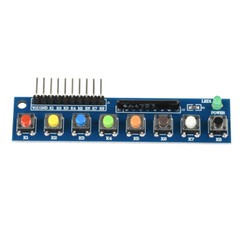 8 Bit Keypad Module with LED Indicator Touch Button Module for Microcontroller