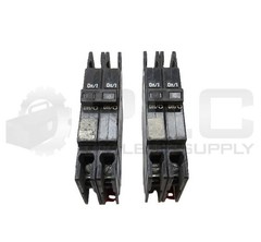 LOT OF 2 ALLEN BRADLEY 1492-MCAA210 /A CIRCUIT BREAKER 2P 120-240VAC 10A