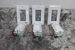 Hubbell Wiring Device-Kellems WS1001W 3 Pk 120VAC Vacancy Sensor (BW)