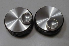 Large Watkins Johnson Spinner Knobs for 1/4 inch Shaft NOS