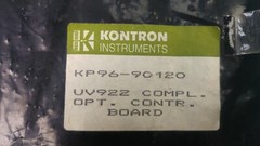TEGIMENTA AG OPTICS CONTROLLER 94-01422, KONTRON KP96-90120 UV922