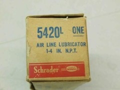 Schrader 5420L Air Line Lubricator, 1/4 Inch NPT