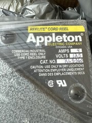 New Emerson Appleton Industrial Cord Reel Reelite Assembly 50′ RL5360 Warranty
