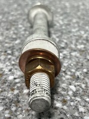 Tin-Plated Copper Grounding Stud Macleanpower 03-M-015