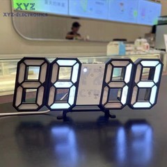 USB Fashion LED Digital Clock Multifunction Electronic Clock Home Decoration