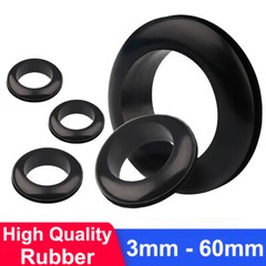 Wiring Grommets – Rubber Open Grommet – For Cable Wire Panel Car Hole 3mm – 60mm