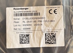 HMHM 12ft Coax Jumpers ROSENBERGER SLJ12RPW-64M64M-12ft-00