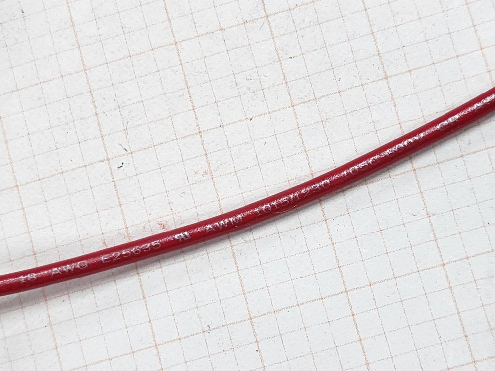 Atlas Wire #18awg 16x30T Tinned Copper UL-1015/1230/1032 Hook-Up Wire Red /100ft