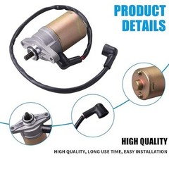 10 Teeth Starter Motor for GY6 49cc 50cc Scooter 139QMB Moped ATV Go Karts