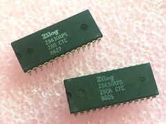 2pc Z8430APS ZILOG Z80A CTC 28 PIN DIP