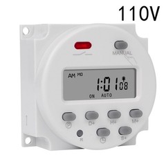 CN101S 1 Second Interval 5V 12V 24V 110V 220V 7 Days Programmable Timer Switch