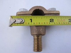 ERICO BURNDY TYPE GROUNDING CLAMP CAST BRONZE LPC48058SH