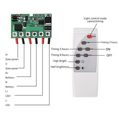 6.4V 7.4V 11.1V 12V Solar Street Light Circuit Board Light Driver Control Board