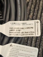Color Kinetics 108-000082-01 50FT 4-Conductor IP66-Rated Flex Leader Cable
