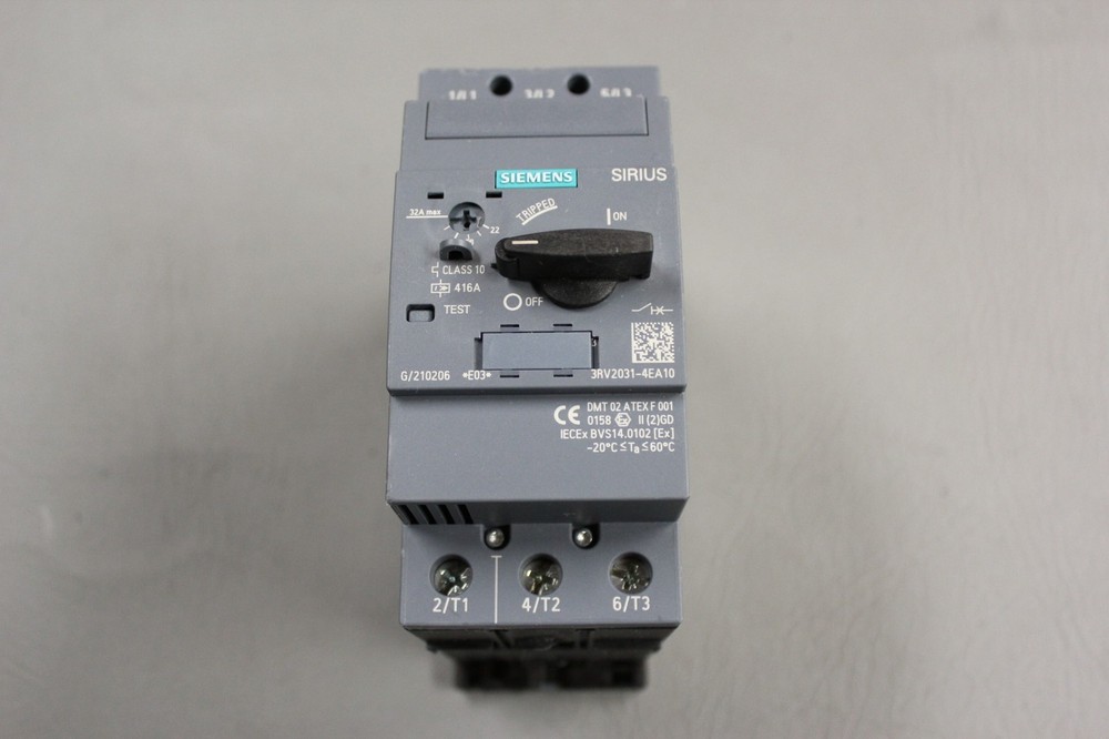 SIEMENS SIRIUS 3RV2031-4EA10 MOTOR STARTER CIRCUIT BREAKER