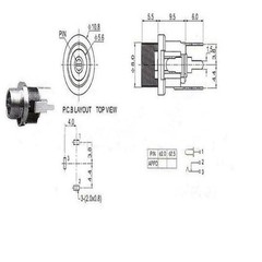 Special Connector Power SOCKET 24V DC 5.5 X for 2.1 MM Electrical Equipment