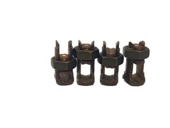 NOS LOT of 4 Burndy #6-#2 AWG Run/Tap Split Bolt Connectors 14-2T KS23 DB 16-35