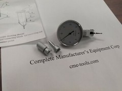 0.008″ x 0.0001″ dial test indicator with 2 pcs accessories #303-800 NEW
