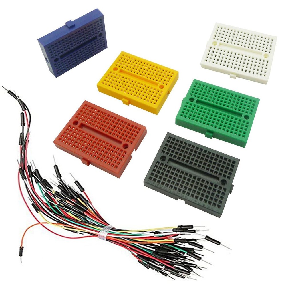 Ferwooh 6PCS 170 Tie Points Mini Breadboard Kit, SYB-170 Solderless…