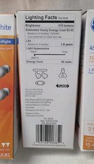 4-2 Packs (8) Directional R20 Indoor Floodlight Bulbs Soft White 310 Lumens