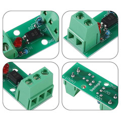 6Pcs PC817 1 Channel Optocoupler Isolation Module 1CH Optocoupler PC817 3-5V 12V